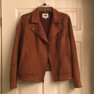 BRAND NEW WITH TAGS suede motto jacket!